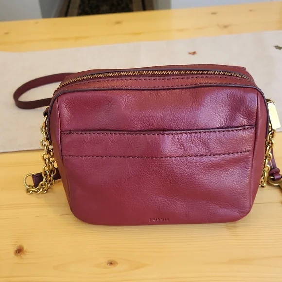 Fossil Aria Cabernet Small Crossbody Shoulder Bag - Picture 6 of 17